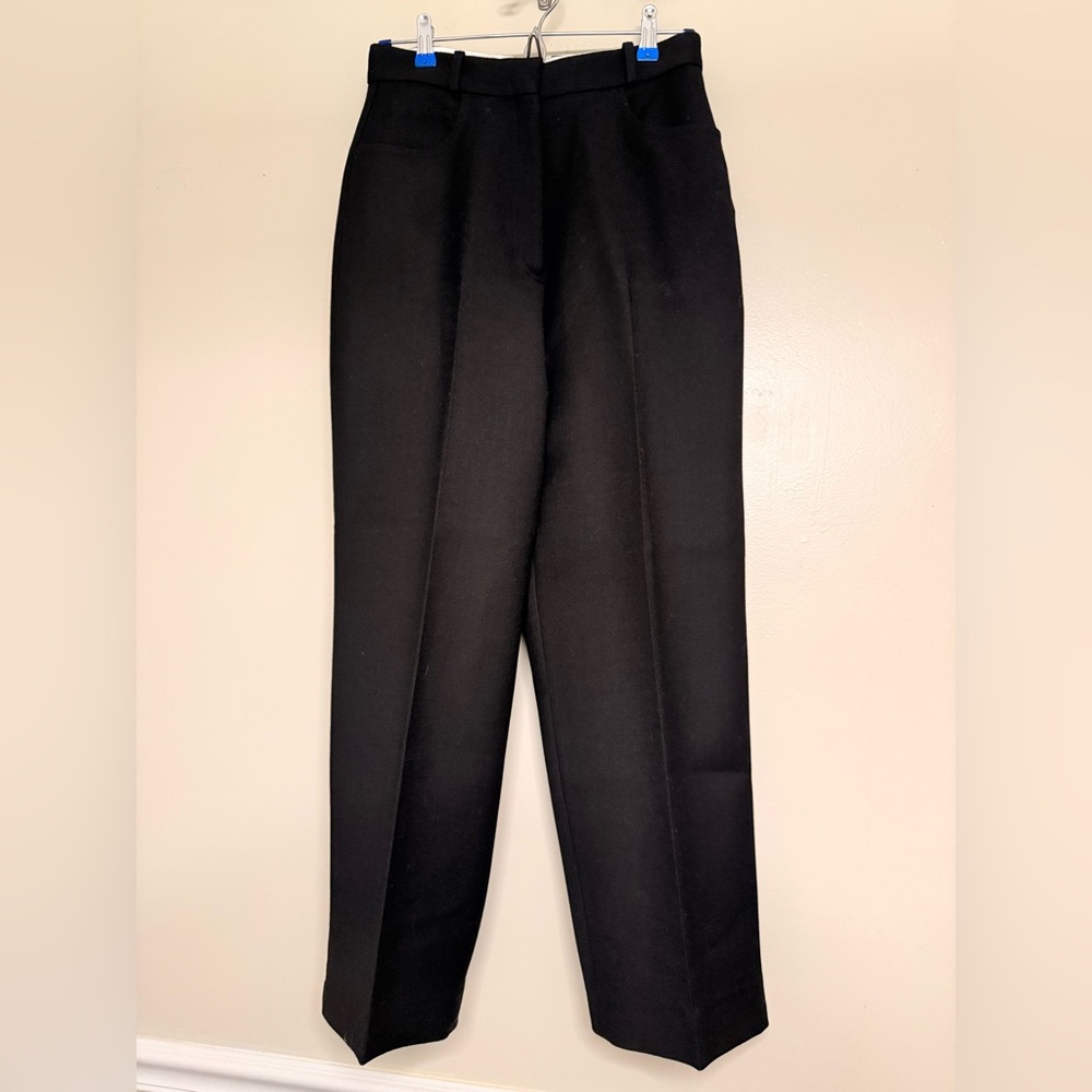 Sandro Paris Elegant Black‎ Women's Pantsuit wool/ acrylic blend size40